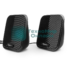 Акустическая система 2.0 Gembird SPK-100, черный, 6 Вт, рег. громкости, USB-питание