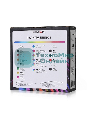 Филамент Crown Micro CM-FILPLAS005S PLA Silk 1.75 1кг серебряный