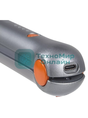 Выпрямитель для волос Leonord LE-1202W беспроводной, серый/оранжевый, 17 мм, 200 °C, 3 режима