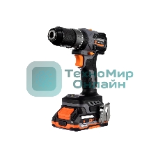 Дрель-шуруповерт Anycons AC-ID2101, 21 В, 2 Ач, 50 Нм, бесщеточный, ударная