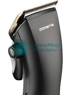Машинка для стрижки Polaris PHC 2500 черный 3Вт (насадок в компл: 6шт)