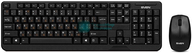 Комплект клавиатура + мышь SVEN Comfort 3300 Wireless Беспроводной SV-03103300WB
