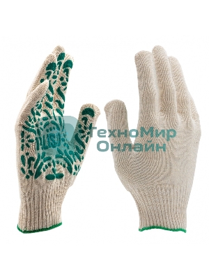 Перчатки трикотажные Palisad ПВХ-покрытие 