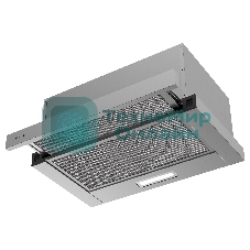 Вытяжка телескопическая Evelux TEL 50 X серый, 50 см, 710 куб. м/ч, 47 дБ