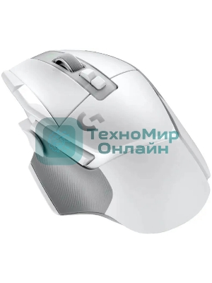 Мышь беспроводная Logitech G502 X LIGHTSPEED белый, 25600 dpi, радиоканал, USB, кнопки - 13