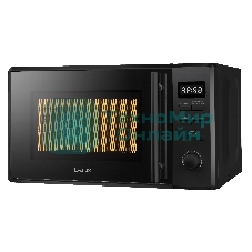 Микроволновая печь Evelux MW 203 B черный, 20 л, 700 Вт, переключатели - кнопки, поворотный механизм