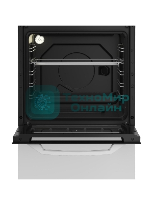 Плита электрическая Beko FFSS57001W белый, конфорок 4 шт, духовка 60 л, 50 см x 85 см x 60 см