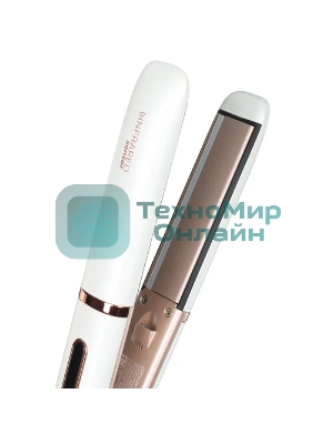 Выпрямитель для волос Polaris PHS 2022KT белый/розовое золото, 25 мм, 230 °C, 5 режимов
