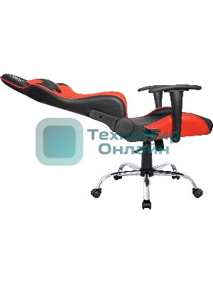 Кресло игровое Defender Azgard черный/Красный, полиуретан, 60 мм