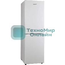 Холодильник Kraft KF-NF271W белый двухкамерный 129/64л морозилка снизу, No Frost