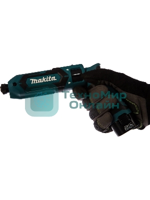 Отвертка аккумуляторная MAKITA TD022DSEак уд 7.2В 2х1Ач Li-Ion 2450об/м 25Нм 1/4'' 0.56кг сумка подсветка