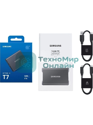 Внешний SSD Samsung T7 Shield, 4TB, USB 3.2 Gen 2 Type-C, R/W 1050/1000, черный