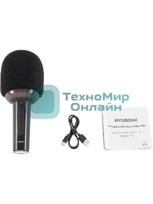 Микрофон беспроводной Hyundai H-MIC100 черный