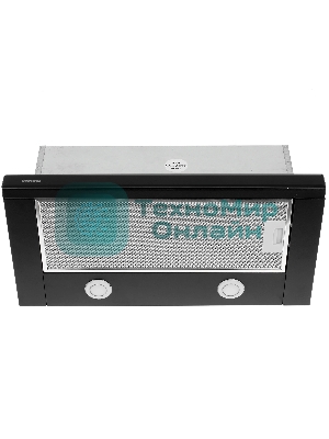 Встраиваемая вытяжка Korting KHP 6617 GN черный/черный