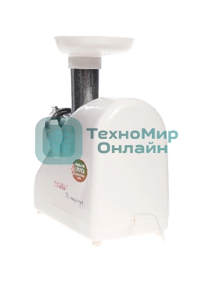 Мясорубка электрическая Белвар КЭМ-36/220-4-30 белый, 1000 Вт, 0.6 кг/мин, реверс, защита от перегрузки, насадки - 5