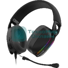 Гарнитура Marvo Pulz 70S Gaming Headset чёрный, проводная, USB, 7.1 Surround, RGB-подсветка