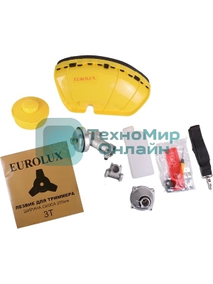 Бензиновый триммер EUROLUX TR-1900T 1900Вт 2-х тактный объем бака 51.7см3