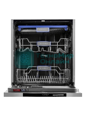 Встраиваемая посудомоечная машина Maunfeld MLP-123D Light Beam, серебристый, 59.8 см, 14 компл., 49 дБ, класс A++