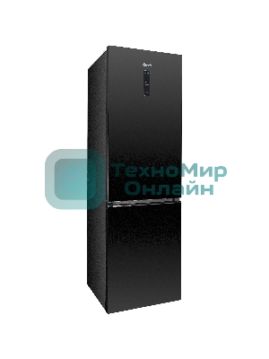 Холодильник DeLonghi DCS 19NFI NB DAMIANO черный двухкамерный 230/100л морозилка снизу, No Frost