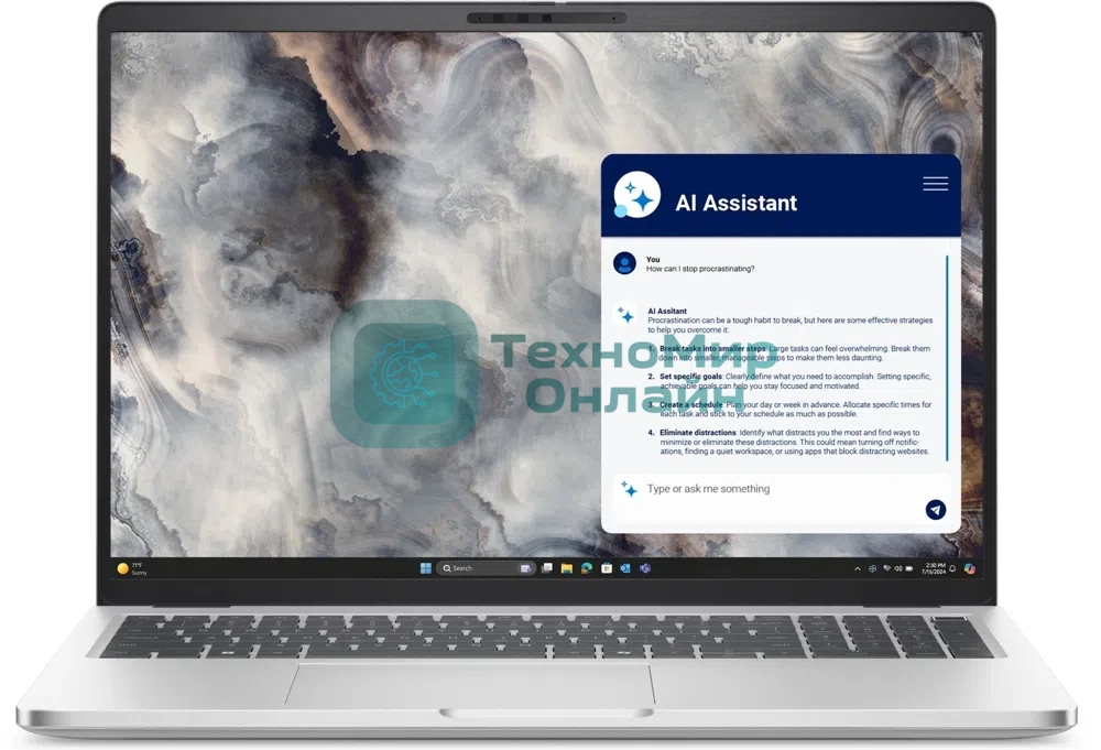 Ноутбук Dell Pro 16 Plus Core Ultra 5 235U 16Gb SSD512Gb Intel Graphics 16