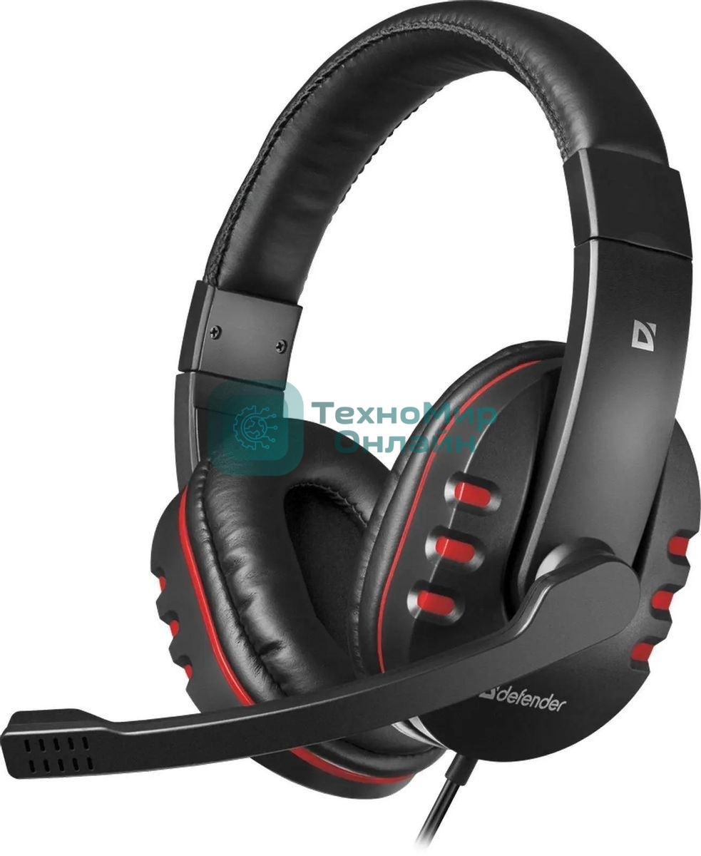 Гарнитура Defender Warhead G-160 чёрный, проводная