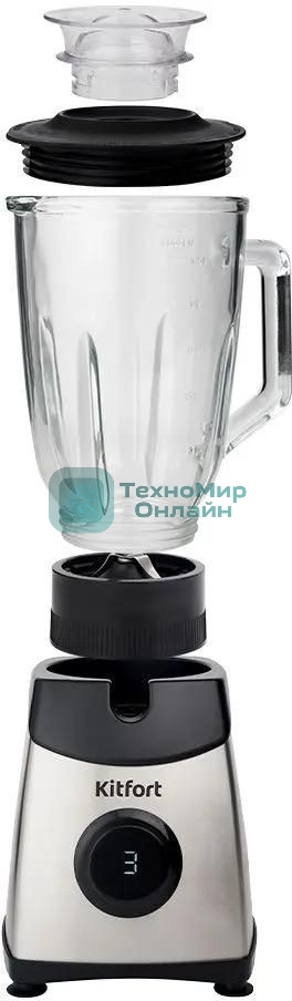 Блендер стационарный Kitfort KT-1394 550 Вт, серебристый