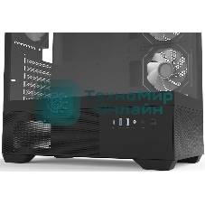 Компьютерный корпус ZALMAN CHRONIX V2, ATX, BLACK, WINDOW, 1xCombo (3.5’’ or 2.5’’), 1x3.5’’HDD, 2x2.5’’SSD, 1xUSB2.0, 1xUSB3.0, 1xUSB Type-C, SIDE 2x120мм ARGB, REAR 1x120мм ARGB