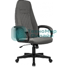 Кресло руководителя Бюрократ CH-730 Fabric темно-серый Holland 18 крестов. пластик