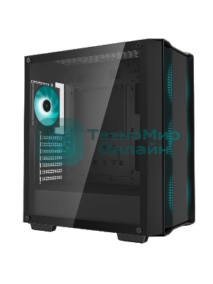 Компьютерный корпус Deepcool CC560 V2 черный без БП ATX 4x120мм 1xUSB 2.0 1xUSB 3.0 audio bott PSU