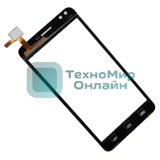 Сенсорное стекло (тачскрин) для Prestigio Muze C3 MultiPhone 3504, черное