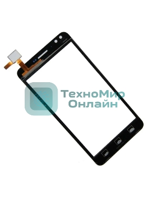 Сенсорное стекло (тачскрин) для Prestigio Muze C3 MultiPhone 3504, черное