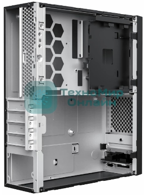 Компьютерный корпус с блоком питания 300Вт. Foxline FL-1001 mATX case, black, w/PSU TFX 300W, w/2xUSB2.0+2xUSB3.0, w/1xcombo audio, w/pwr cord, w/8cm FAN