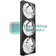 Вентилятор для корпуса Case Cooler NZXT F360 RGb Core (120x120x25мм, 4-pin PWM, RGb, 75.12CFM, 30dBA, 2400RPM, Black, Single-Frame RGb Fan Unit)