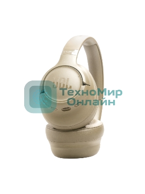 Беспроводные/проводные наушники JBL Tune 730BT бежевый, полноразмерные, Bluetooth + проводной, быстрая зарядка
