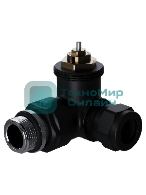 Набор термостатический трехосевой Royal Thermo Design Pro 15мм М30х1,5 черный