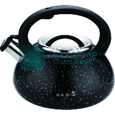 Чайник ELEY из нержавеющей стали со свистком 3 литра