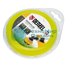 Леска для триммера Denzel звезда 3 мм х 15 м, блистер FLEX CORD