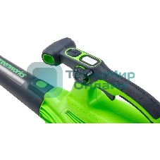 Воздуходув-Садовый Пылесос аккумуляторный GreenWorks GD40BVII, 40V, бесщеточный, без АКБ и ЗУаккумуляторный (2406907)