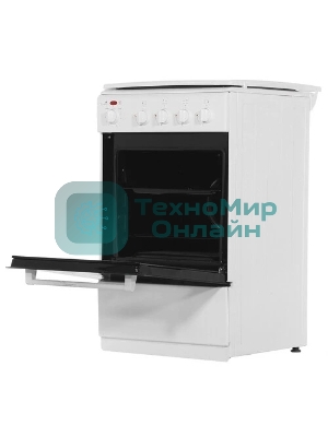 Плита комбинированная Cezaris ПГЭ 1000-05 белый, конфорок 4 шт, духовка 45 л, 51 см x 85 см x 52 см