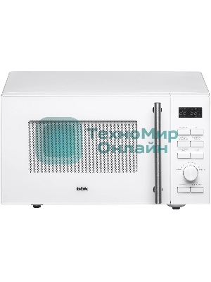 Микроволновая печь BBK 23MWS-951T/W белый, 23 л, 900 Вт, переключатели - кнопки, поворотный механизм