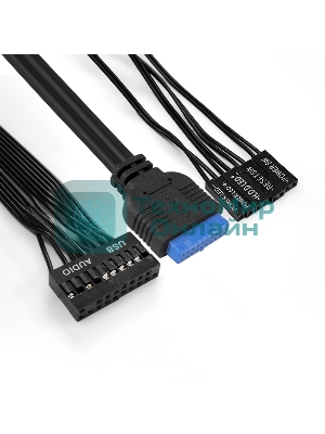 Компьютерный корпус Minitower ExeGate QA-412U-UNS500 (mATX, БП UNS500 с вент. 12см, 2хUSB+2хUSB 3.0, аудио, черный)