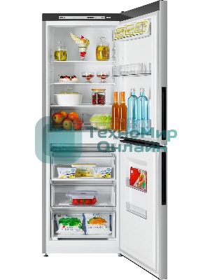 Холодильник Atlant ХМ-4612-181 серебристый двухкамерный 182/119л морозилка снизу