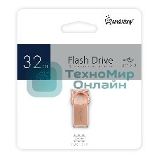 Флешка USB SmartBuy MC5 Metal Kitty (SB032GbMC5), 32Gb, USB 2.0, R/W 20/10, розовый
