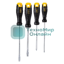 Набор отверток Deli DL620004 4шт SL5x100 + SL6x150 + PH1x100 + PH2x150