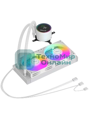 Система жидкостного охлаждения Coolleo ICE Fairy DIG 240 LITE WH (DIG-240-LITE-WH)
