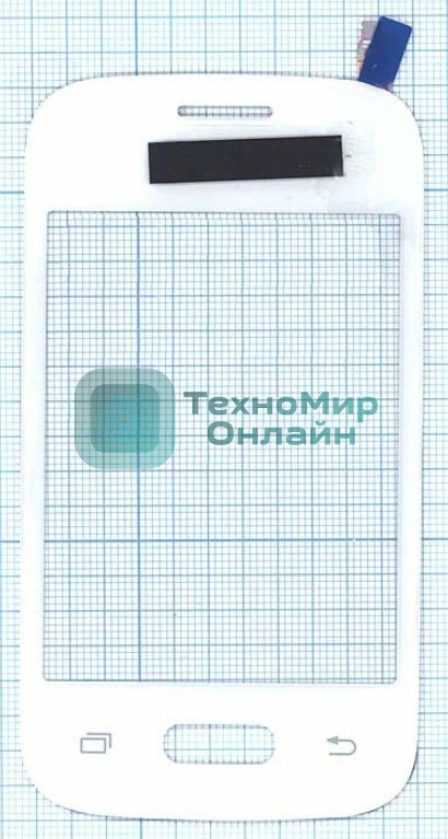 Сенсорное стекло (тачскрин) для Samsung Galaxy Pocket 2 SM-G110, белое
