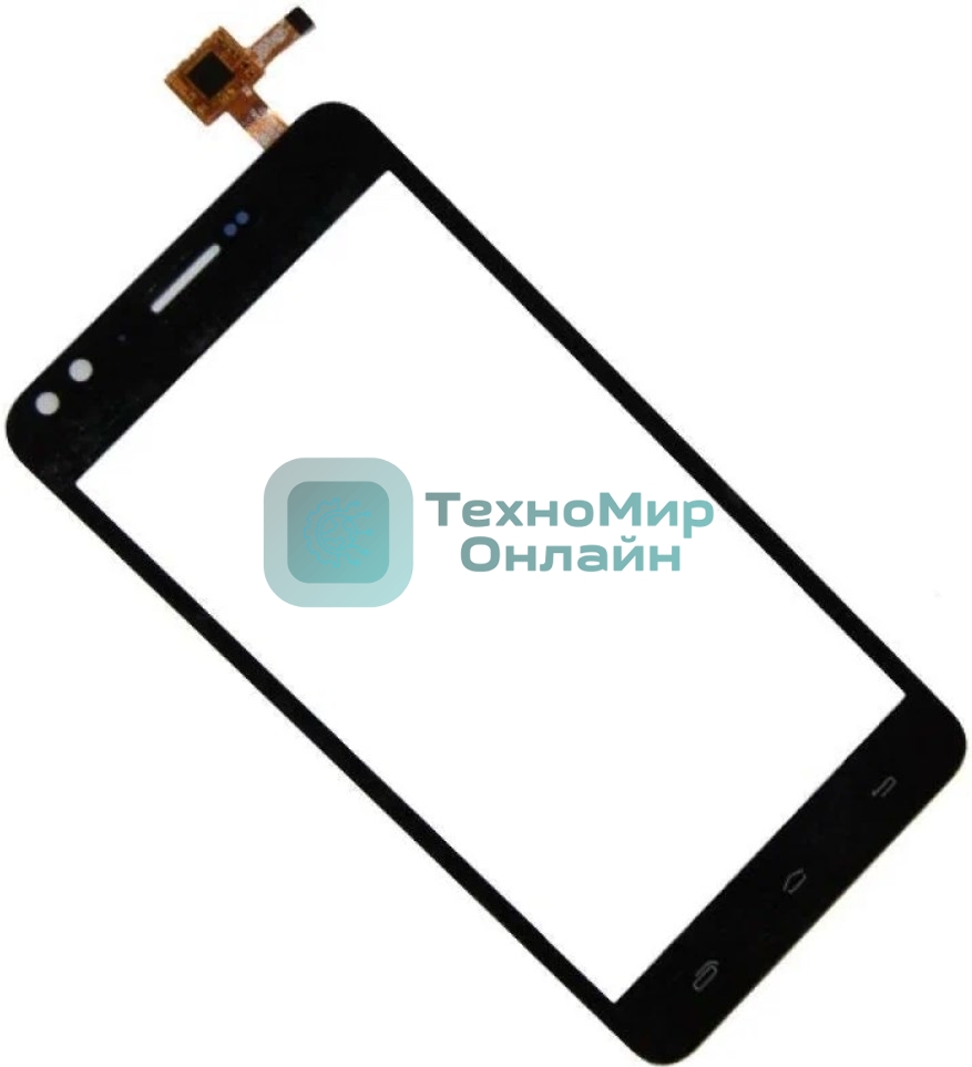 Сенсорное стекло (тачскрин) для Prestigio Muze C3 MultiPhone 3504, черное