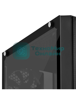 Компьютерный корпус Silverstone SST-PS15B-PRO Precision Mini Tower Micro ATX Computer Case, tempered glass, 2x 120мм ARGb, 1x ARGb Controller, black