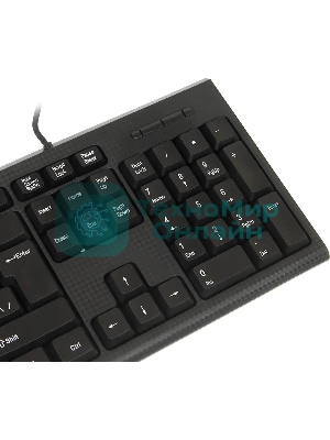 Комплект клавиатура+мышь Oklick 621M IRU проводной, USB, 1200 DPI, чёрный