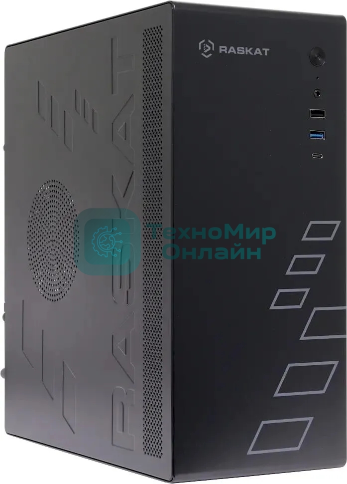 Компьютер Raskat Standart 300 (Intel Core i3 12100, RAM 8Gb, SSD 240Gb, no OS, kb+ms, черный)